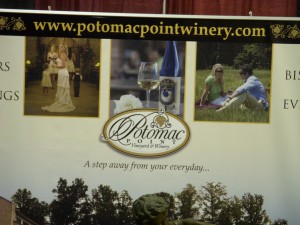 Potomac Point Winery tasting booth