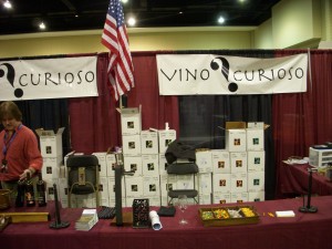 Vino Curioso tasting booth