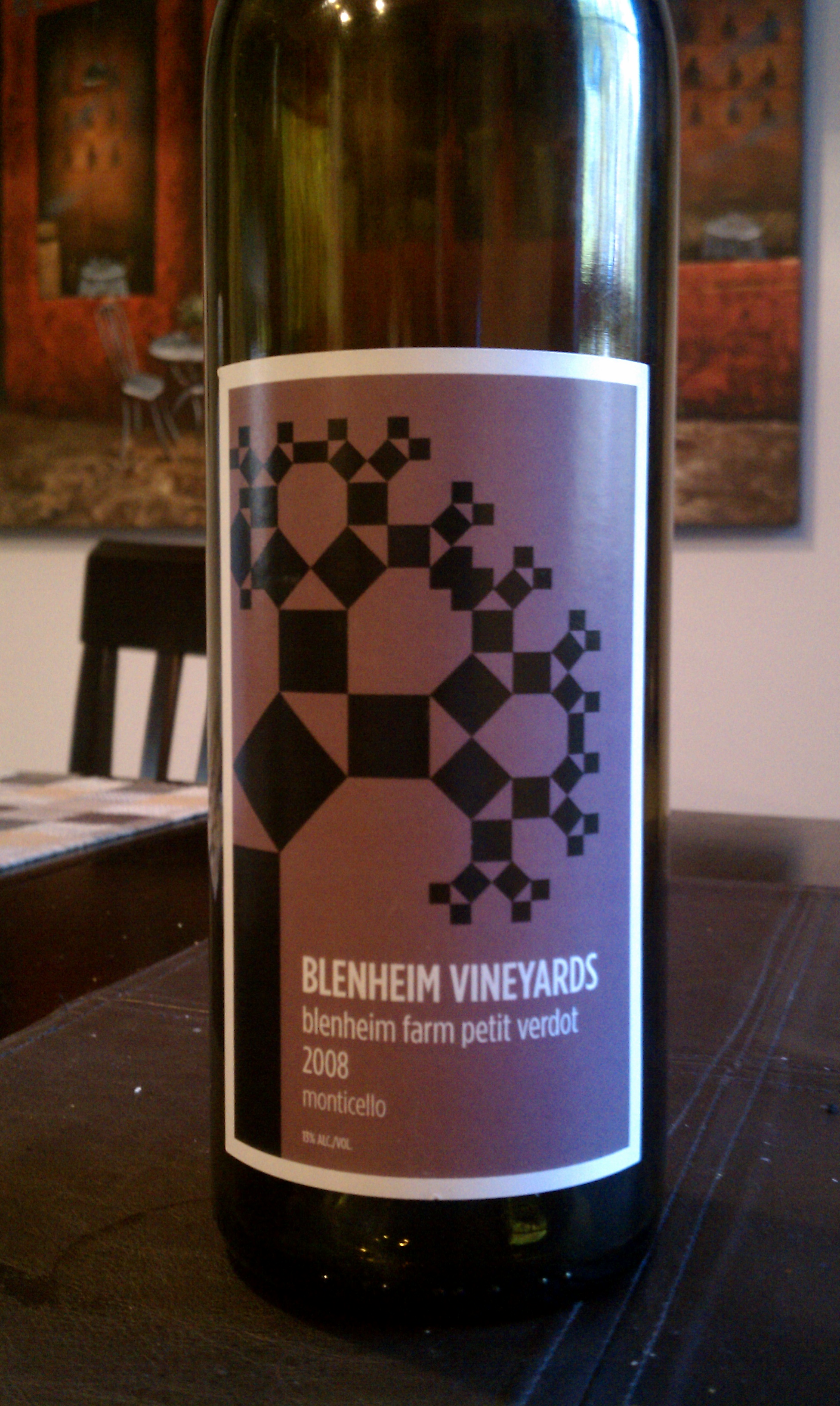 2008 Blenheim Vineyards Petit Verdot