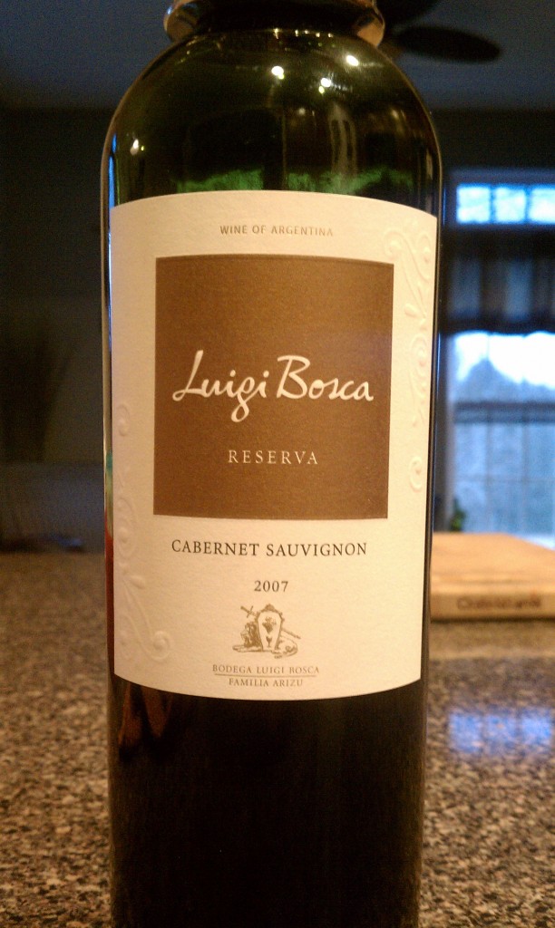 2007 Luigi Bosca Reserva Cabernet Sauvignon