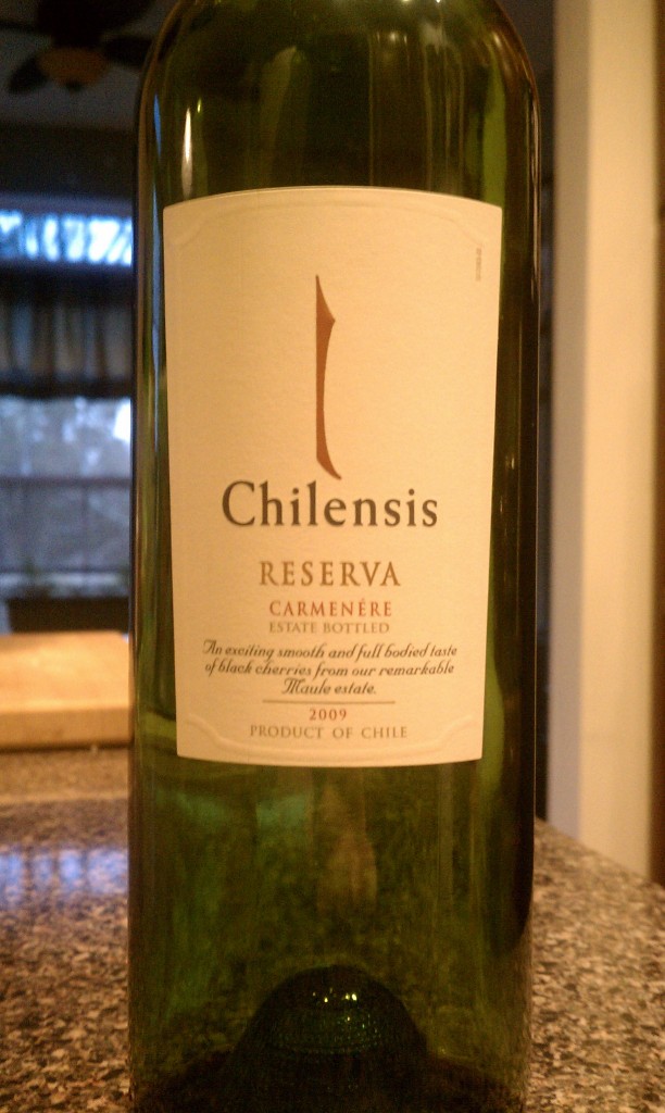 2009 Chilensis Carmenere Reserva