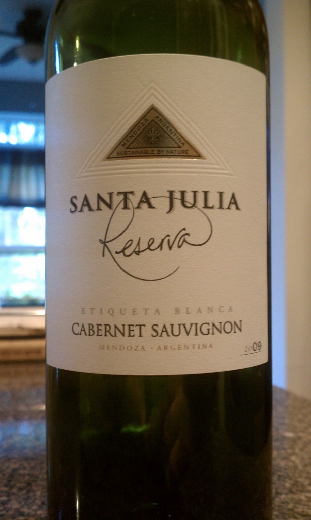 2009 Santa Julia Reserva Cabernet Sauvignon