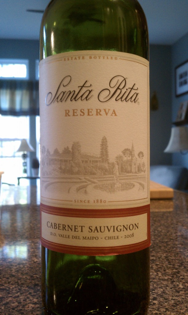 2008 Santa Rita Reserva Cabernet Sauvignon 