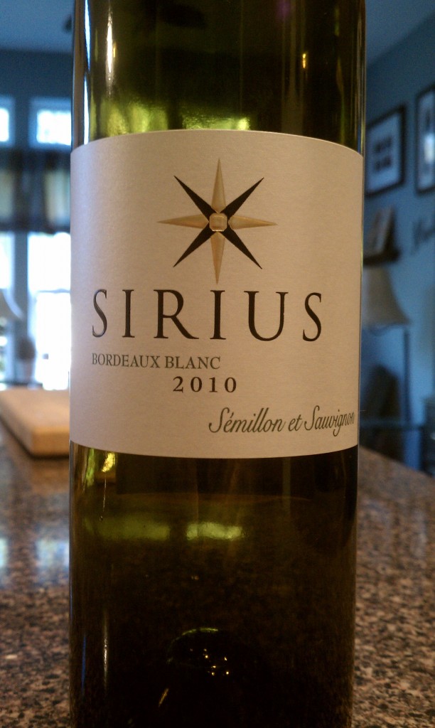 2010 Sirius Bordeaux Blanc 