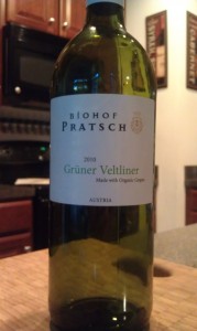 Biohof Pratsch Gruner Veltliner 2010