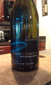 Saint Clair Vicar's Choice Sauvignon Blanc 2010