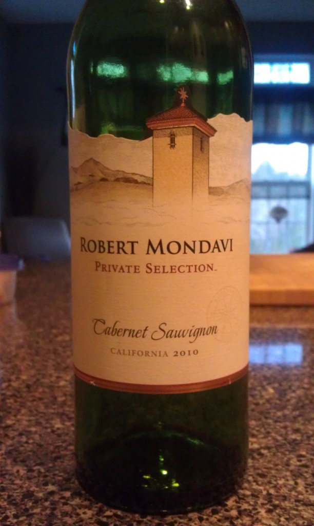 2010 Robert Mondavi Private Selection Cabernet Sauvignon 