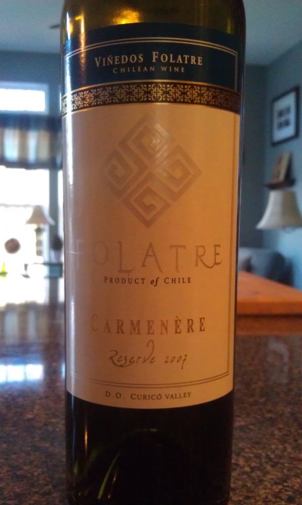 2007 Folatre Carmenere Reserve 