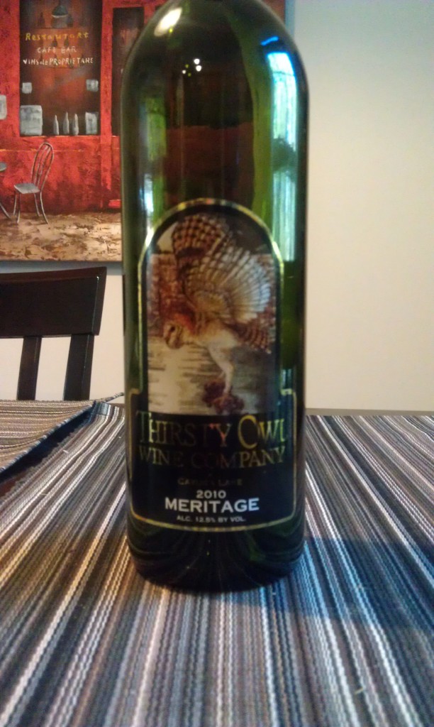 2010 Thirsty Owl Wine Company Meritage