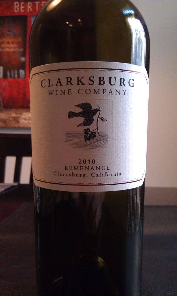 2010 Clarksburg Wine Company Remenance