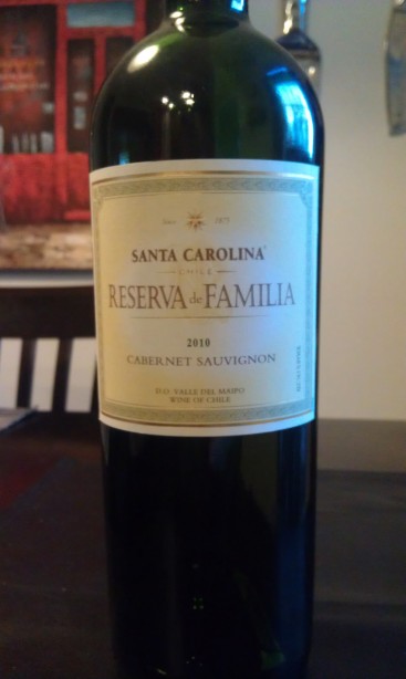 2010 Santa Carolina Reserve de Familia Cabernet Sauvignon