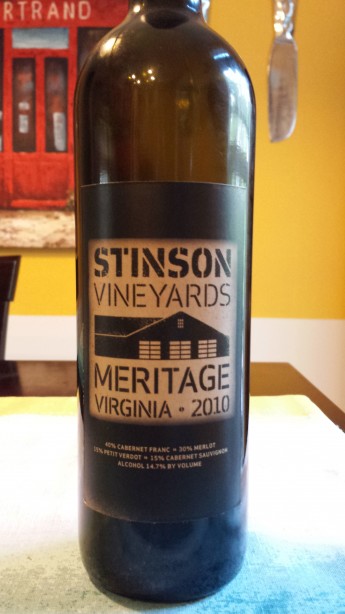 2010 Stinson Vineyards Meritage