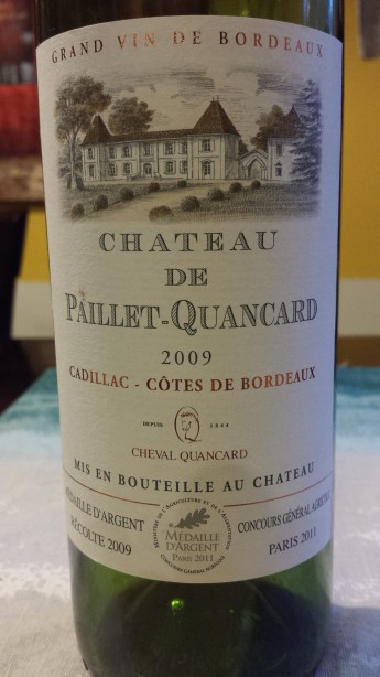 2009 Chateau de Paillet-Quancard