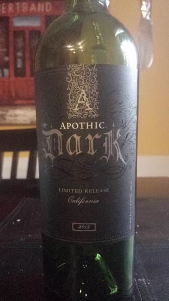 2012 Apothic Dark