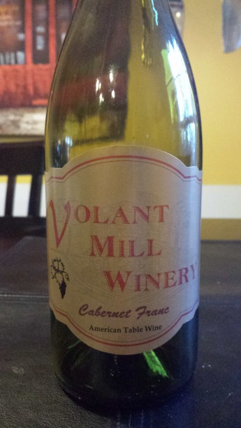 Volant Mill Winery Cabernet Franc