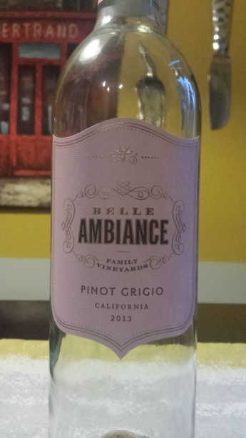 2013 Belle Ambiance Pinot Grigio
