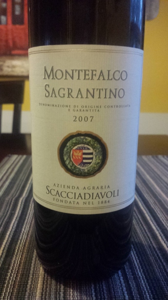 2007 Scacciadiavoli Sagrantino di Montefalco