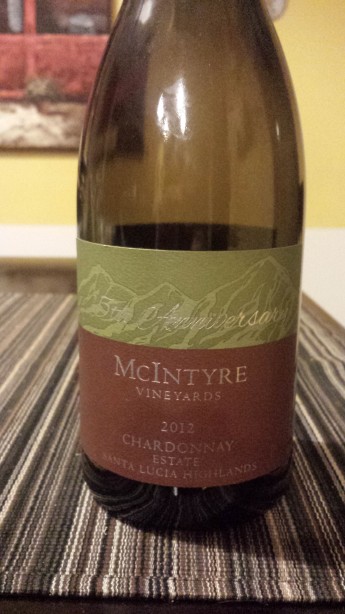 2012 McIntyre Vineyards Estate Chardonnay