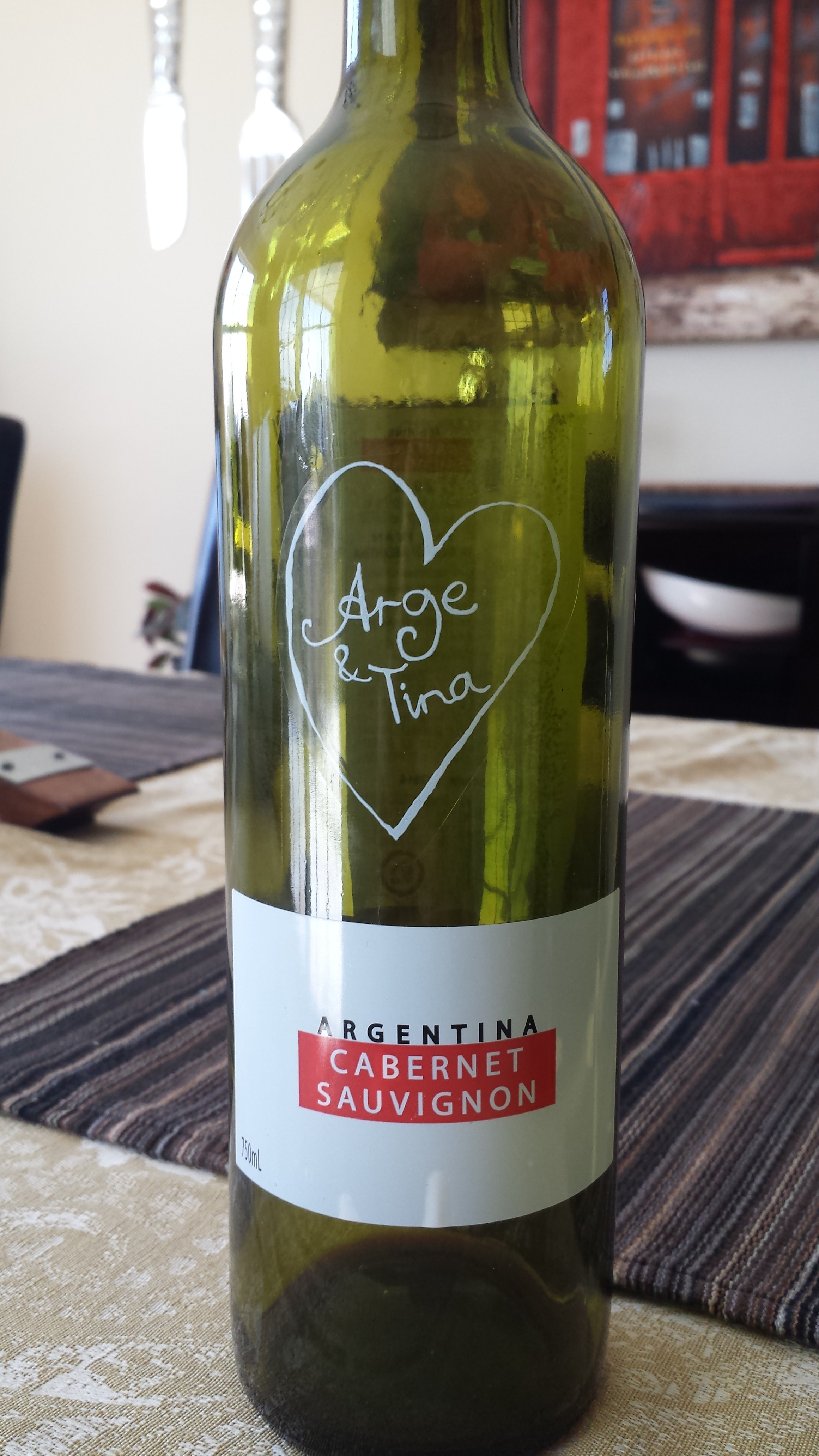 2012 Arge & Tina Cabernet Sauvignon