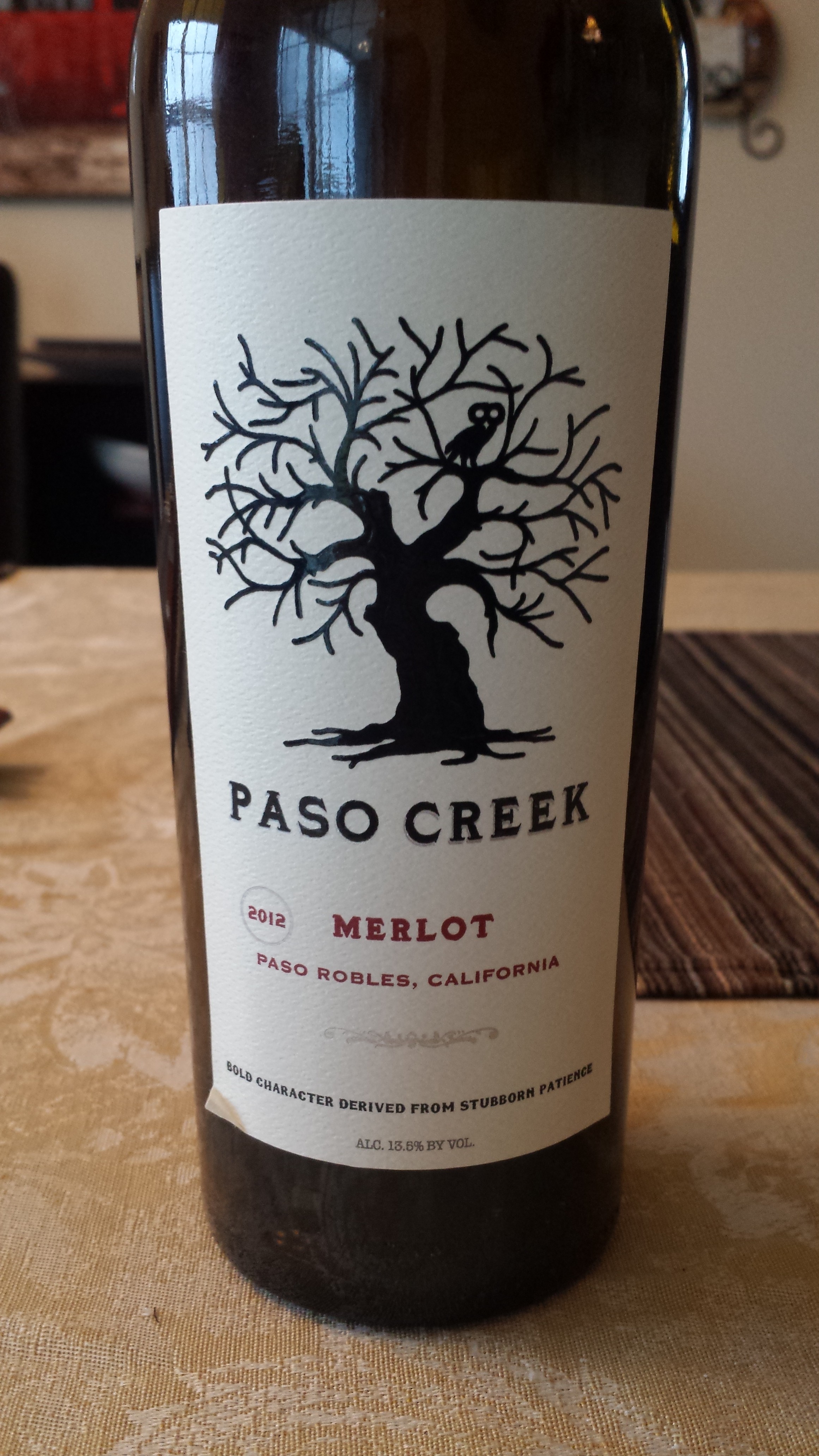 2012 Paso Creek Merlot