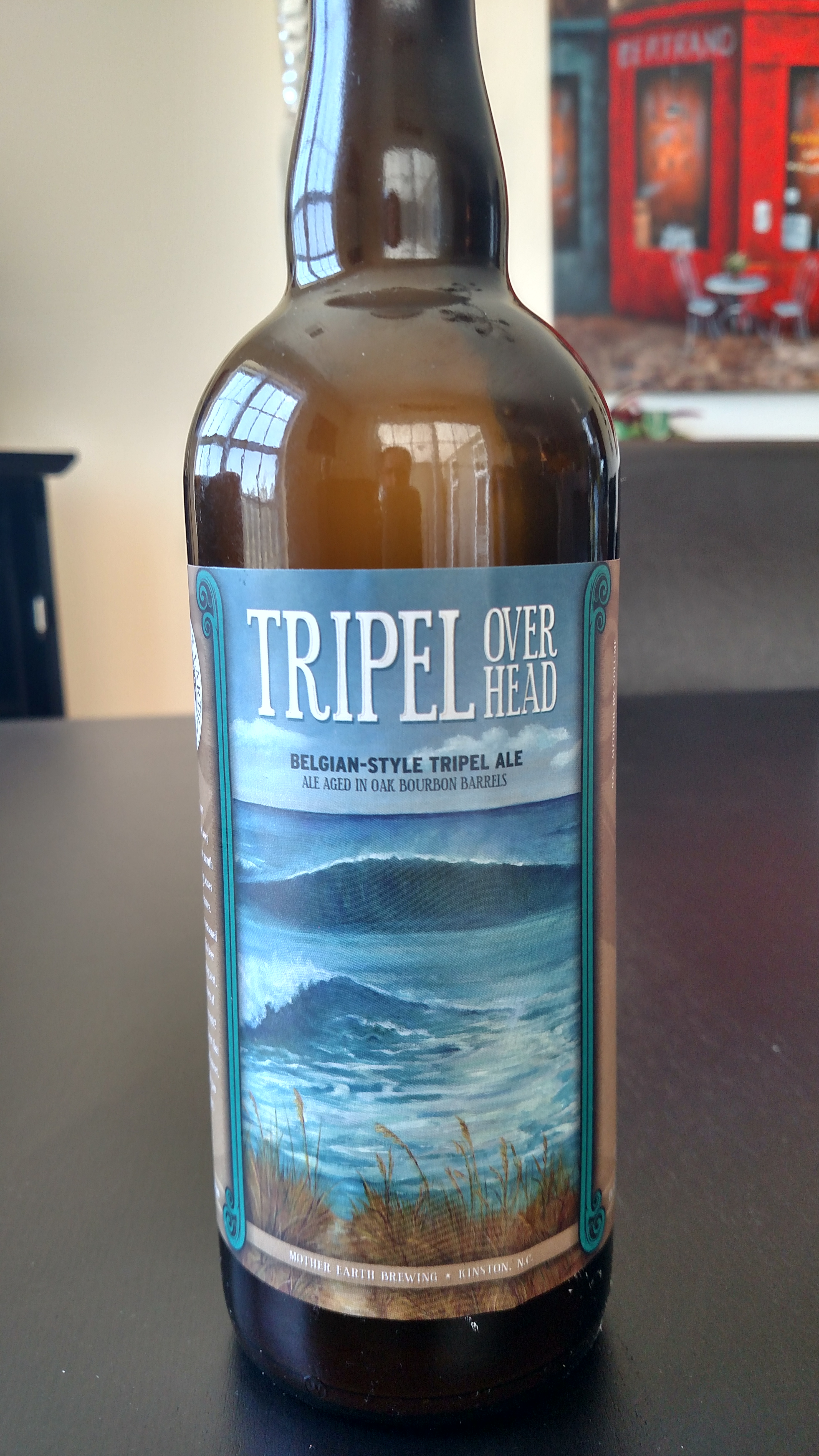 Mother Earth Brewing Tripel Overhead