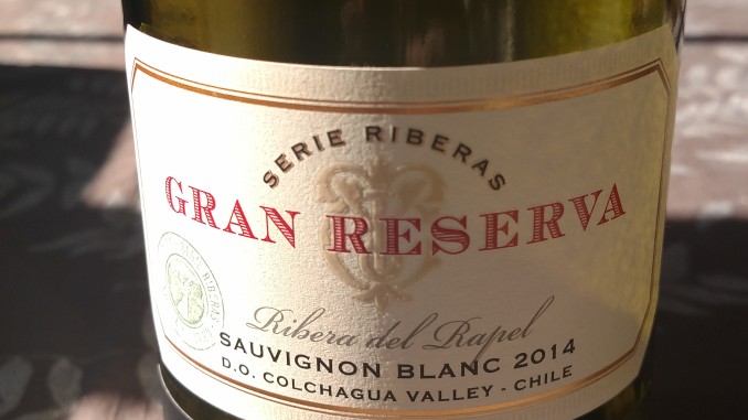 2014 Gran Reserva Serie Riberas Sauvignon Blanc