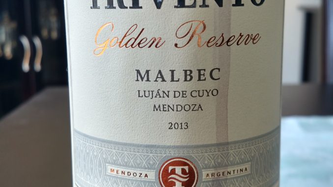 Trivento Golden Reserve Malbec