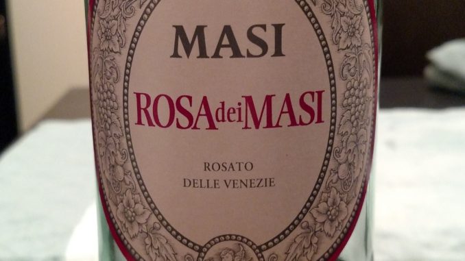 2015 Masi Agricola Rosa dei Masi Bottle of 2015 Masi Agricola Rosa dei Masi
