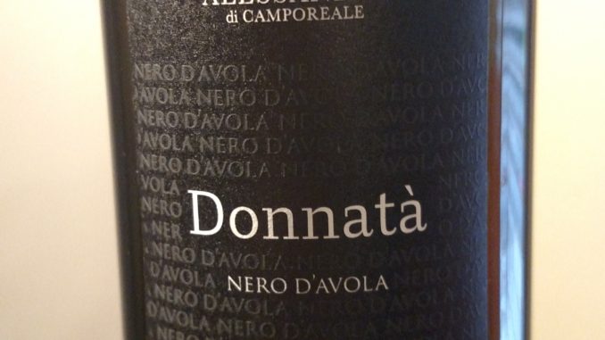2014 Alessandro di Camporeale Donnata Nero d'Avola Image of a bottle of 2014 Alessandro di Camporeale Donnata Nero d'Avola