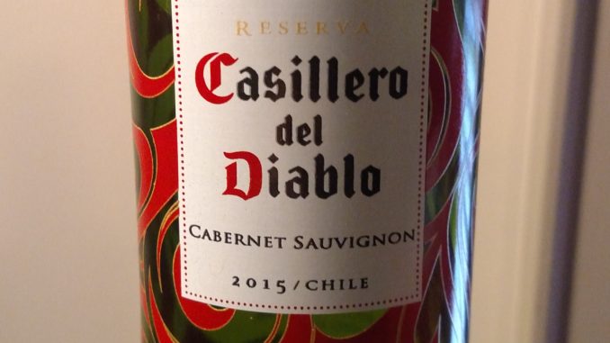 Image of the bottle for the 2015 Concha y Toro Casillero del Diablo Reserva Cabernet Sauvignon