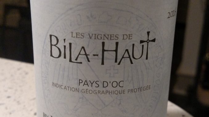 Photo of a bottle of 2016 Michel Chapoutier Les Vignes de Bila-Haut Pays d'Oc Rose'