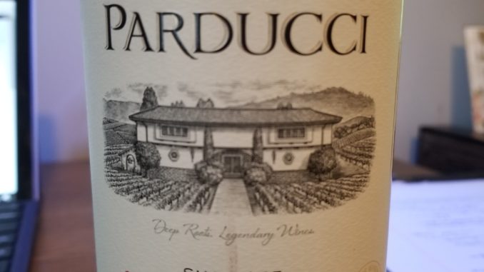 Image of a bottle of 2014 Parducci Small Lot Cabernet Sauvignon