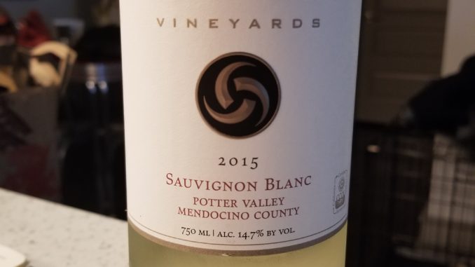 Image of a bottle of 2015 Paul Dolan Sauvignon Blanc