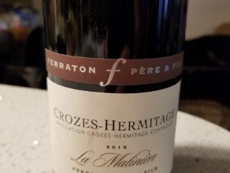 Image of a bottle of 2015 Ferraton Pere & Fils La Matiniere