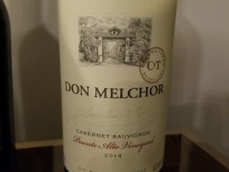 Image of a bottle of 2014 Don Melchor Cabernet Sauvignon