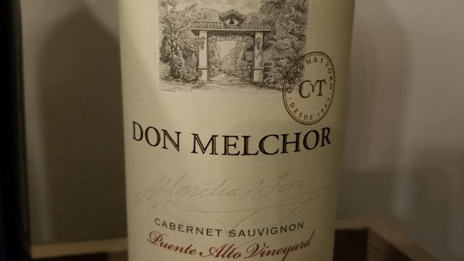 2014 Don Melchor Cabernet Sauvignon Image of a bottle of 2014 Don Melchor Cabernet Sauvignon