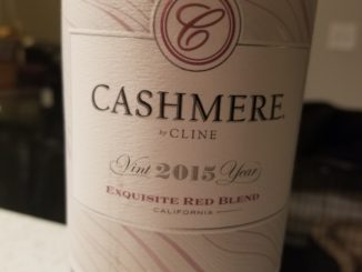 Image of a bottle of 2015 Cashmere Red Blend