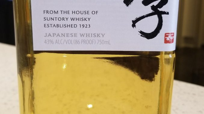 Image of a bottle of Suntory Whisky Toki