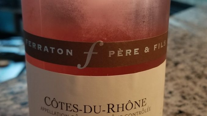 Image of a bottle of 2017 Ferraton Fere & Fils Cotes du Rhone Samorens Rose'