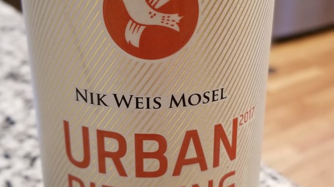 Image of a bottle of 2017 Urban Riesling