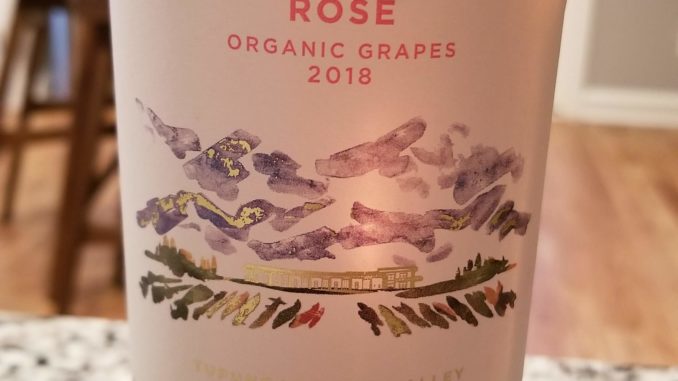 Image of a bottle of 2017 Domaine Bousquet Rose'