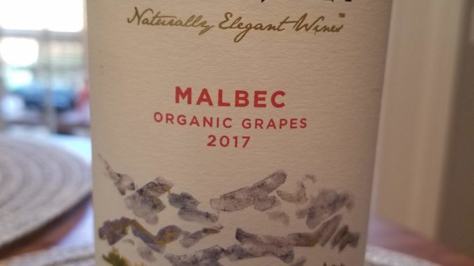 20180819_180345 Image of a bottle of 2017 Domaine Bousquet Malbec