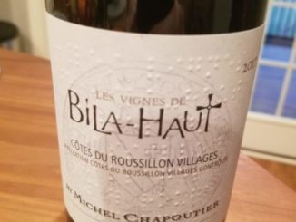Image of a bottle of 2017 M. Chapoutier Les Vignes de Bila-Haut Cotes du Roussillon Villages Rouge