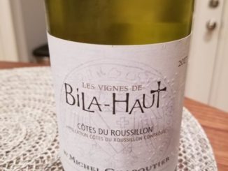 Image of a bottle of 2017 M. Chapoutier Les Vignes de Bila-Haut Cotes du Roussillon Blanc