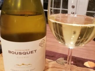 Image of a bottle of 2017 Domaine Bousquet Reserve Chardonnay