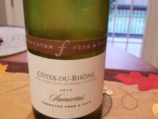 Image of a bottle of 2017 Ferraton Pere & Fils Cotes-du-Rhone Samorens Blanc