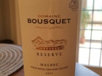 Image of a bottle of 2017 Domaine Bousquet Reserve Malbec