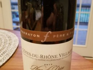 Image of a bottle of 2017 Ferraton Pere & Fils Cotes-du-Rhone Villages Plan de Dieu