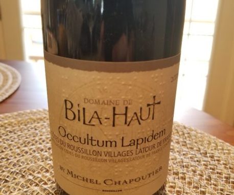 Image of a bottle of 2016 M. Chapoutier Bila-Haut Occultum Lapidem Rouge