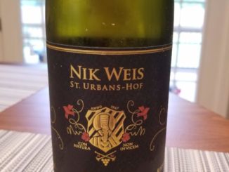 Image of a bottle of 2018 St. Urbans-Hof Estate Riesling from Old Vines